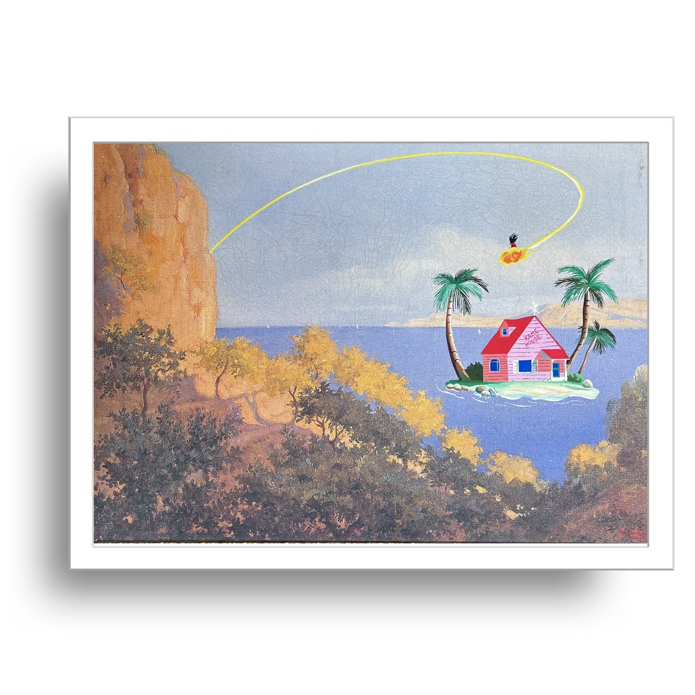 Lámina Kame House goku nube