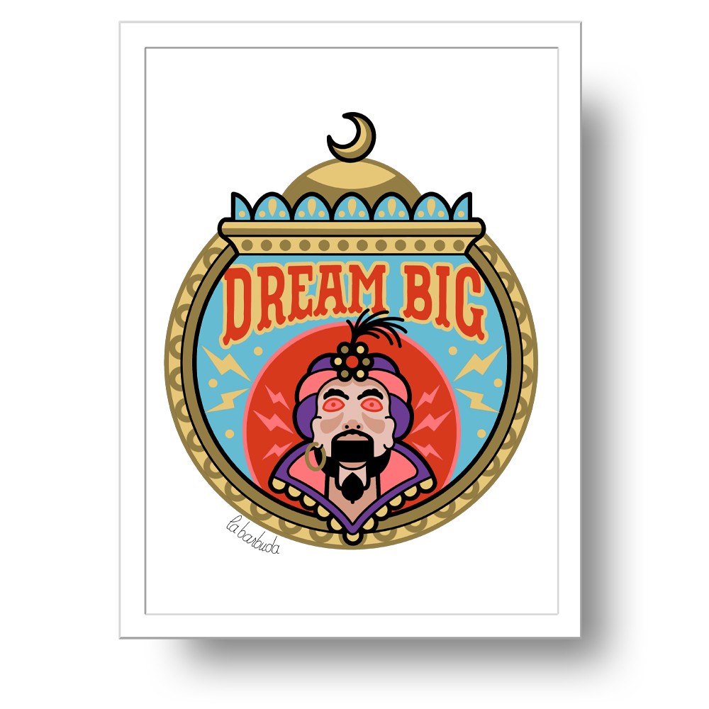 Zoltar Dream big lámina