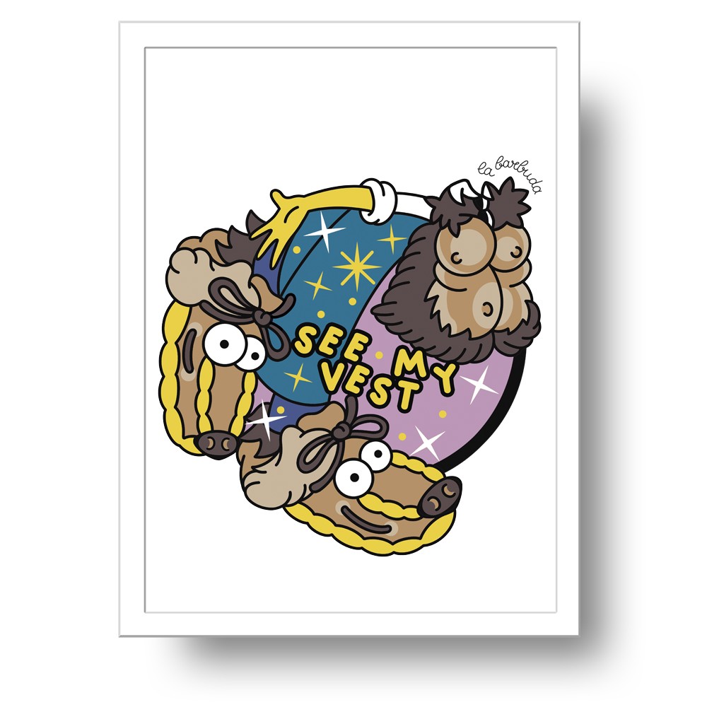 See my vest Inglés lámina