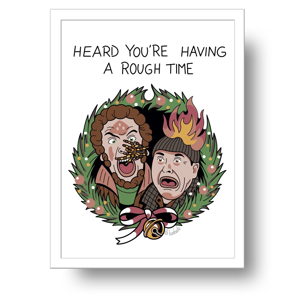 Solo en Casa Ladrones rough time lámina