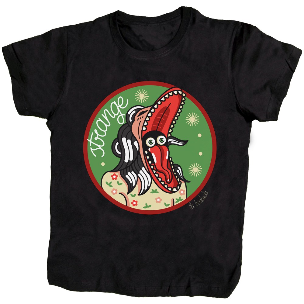 Strange camiseta negra