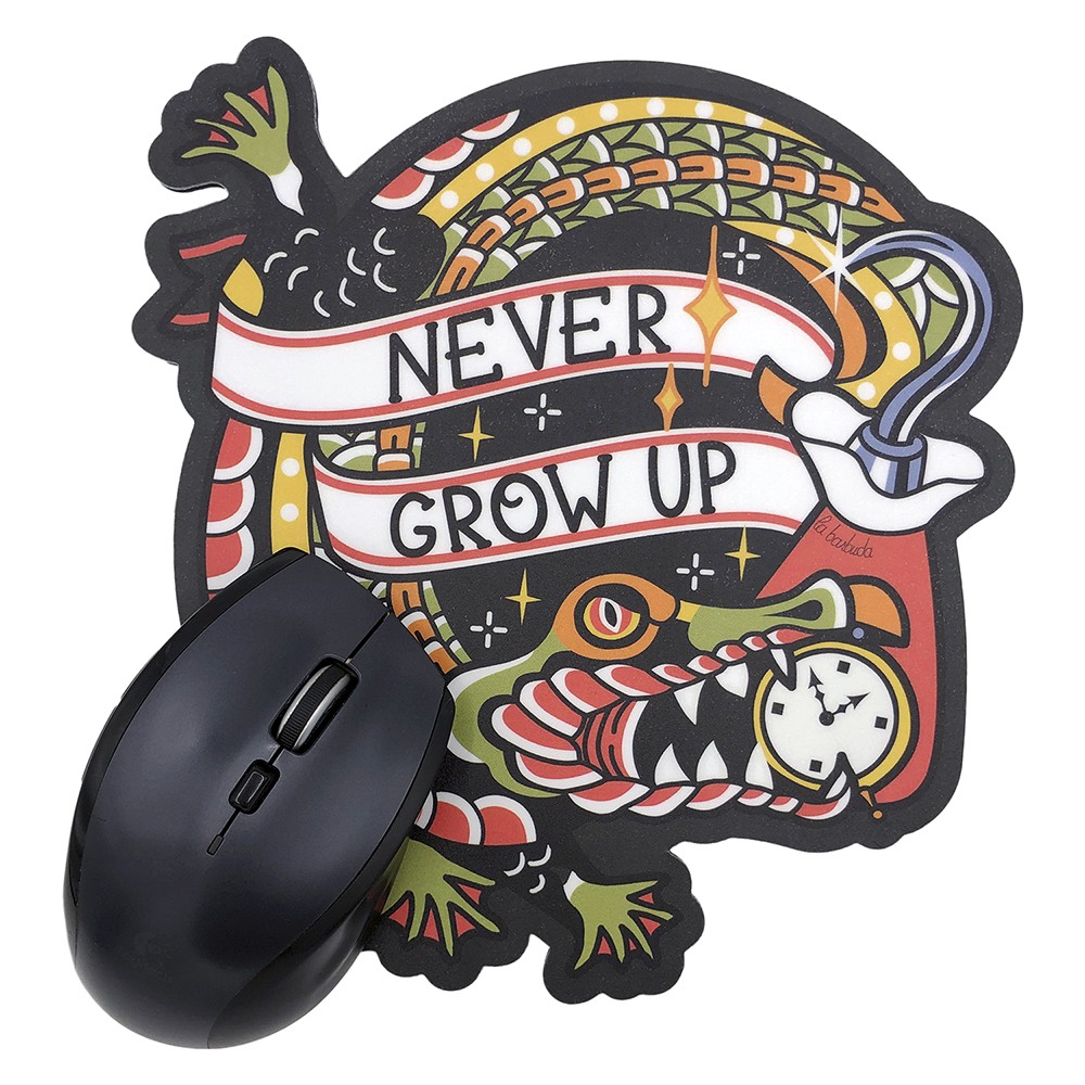 Alfombrilla de ratón Never Grow Up Garfio Edición Limitada