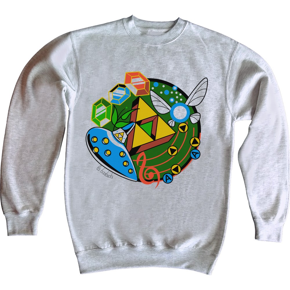 Zelda Ocarina Triforce Sudadera