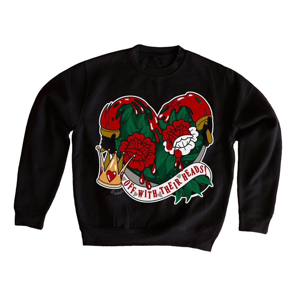 Sudadera Off with their heads rosas