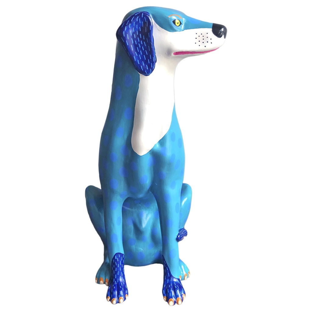 Alebrije perro pintado a mano
