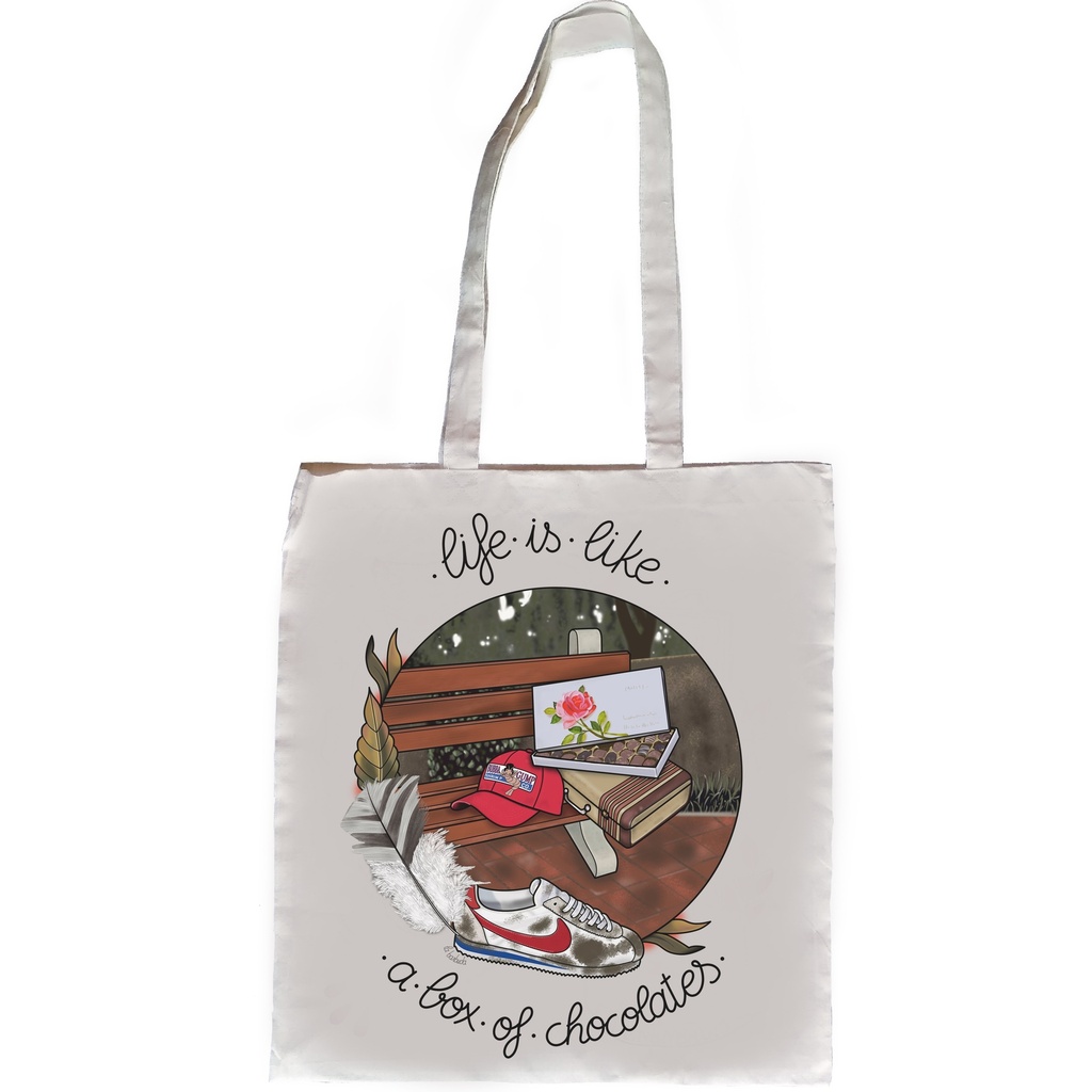 Bolso Forrest La vida es como una caja de bombones