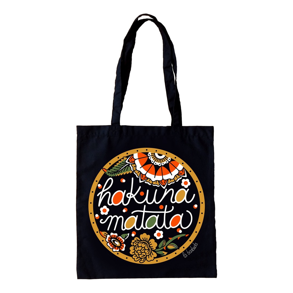 Bolso Negro Hakuna Matata