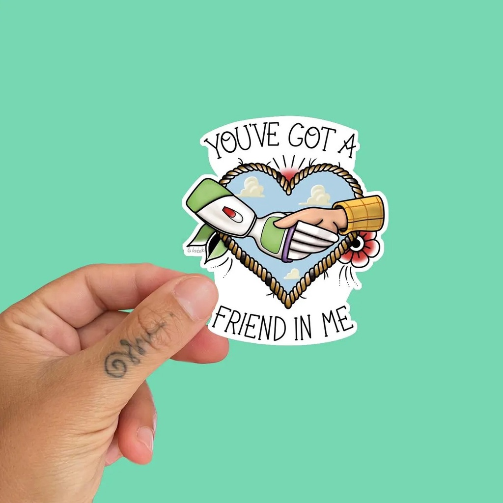 Edición limitada pegatina vinilada Friend