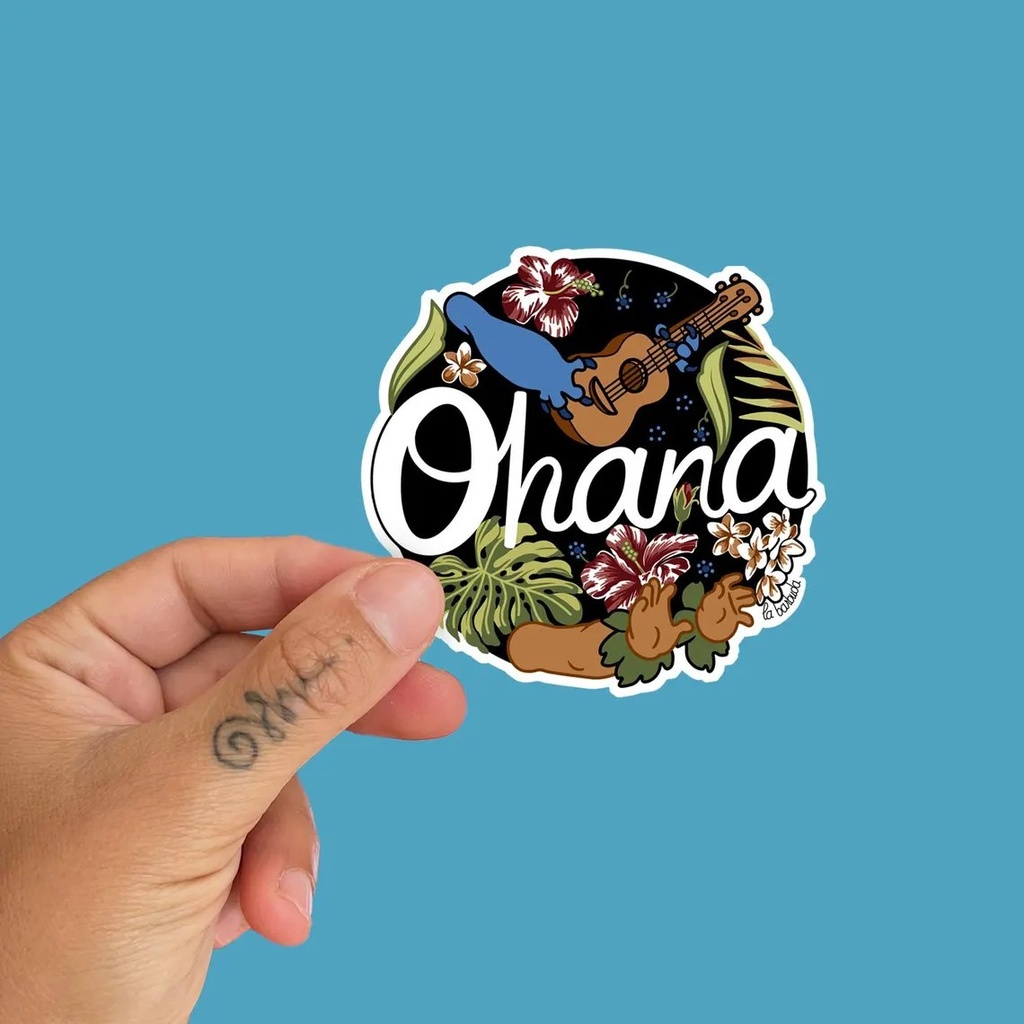 Edición limitada pegatina vinilada Ohana