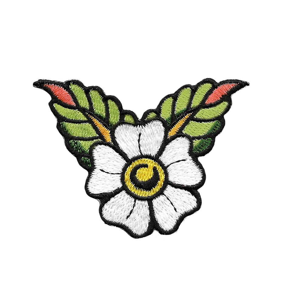 Filler parche flor blanca