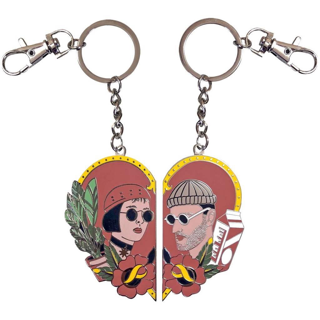 Pack de 2 llaveros Leon y Mathilda