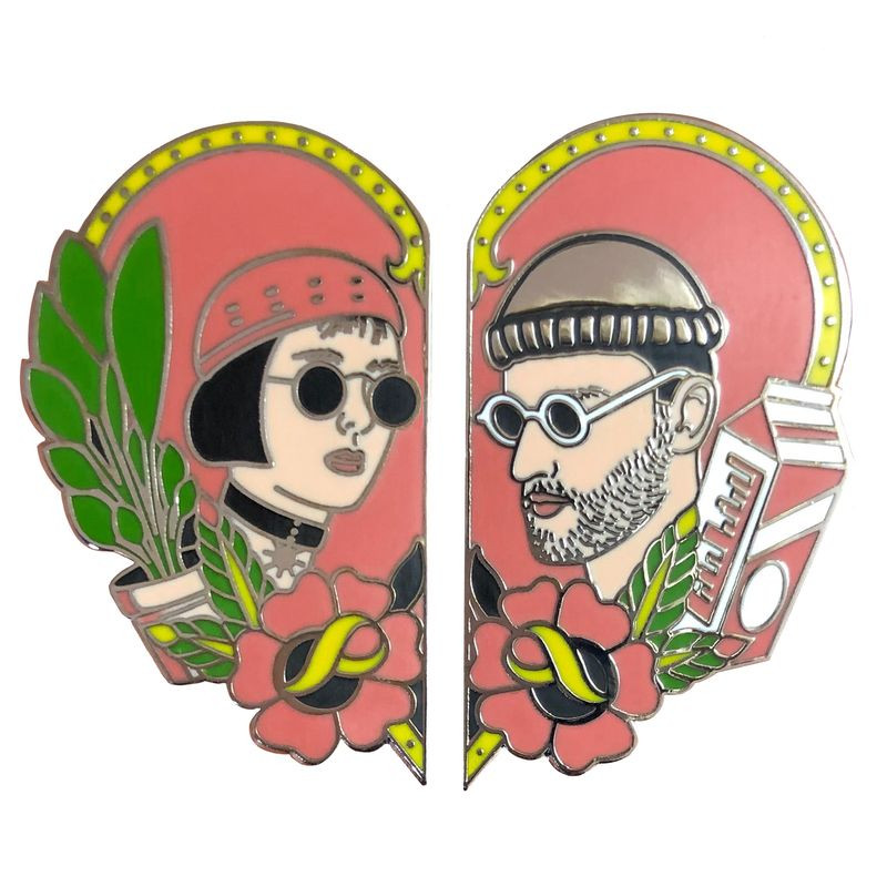 Pack de 2 pins León y Mathilda