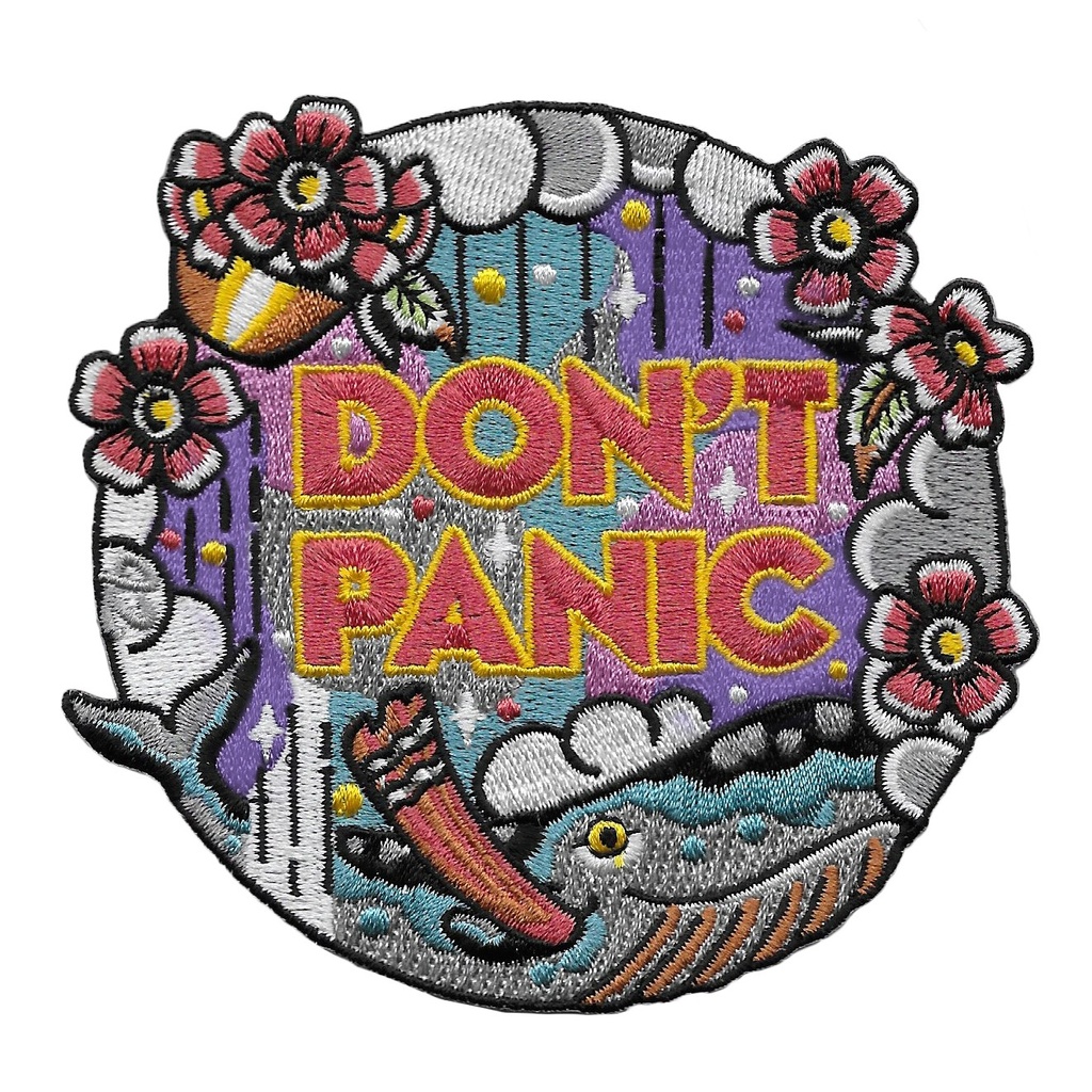 Parche Don't Panic Ballena 42