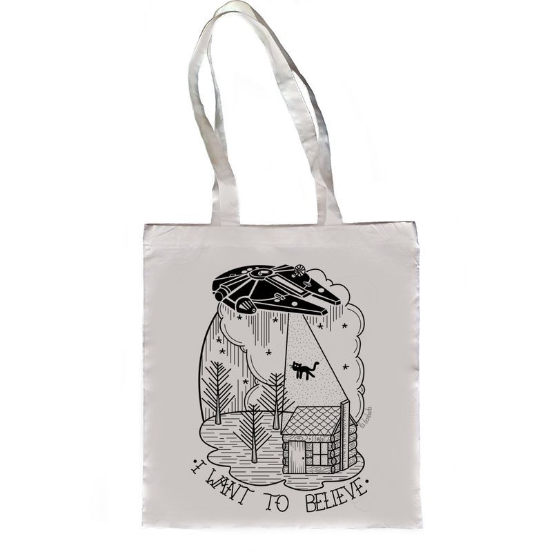Bolso I want to Believe blanco
