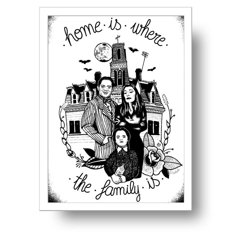 Lámina Home is where the Family is