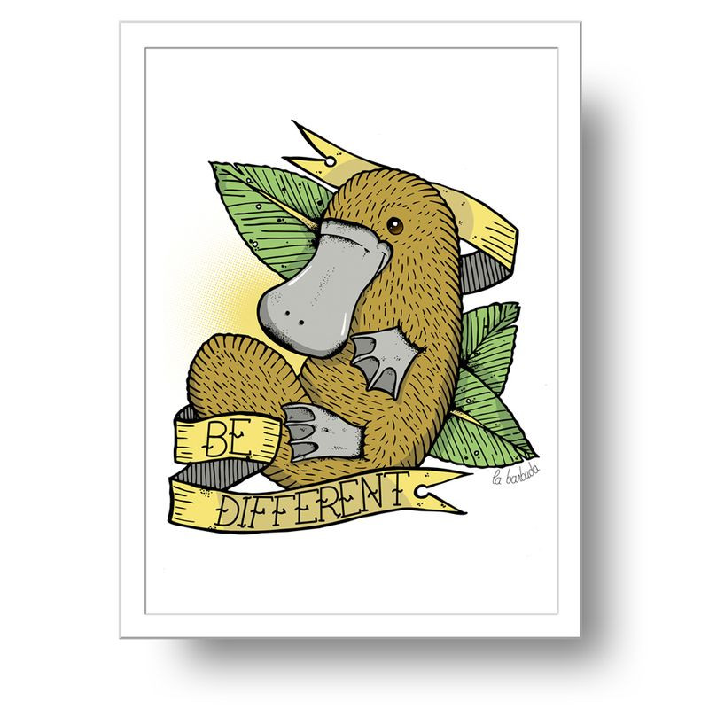 Lámina Be different