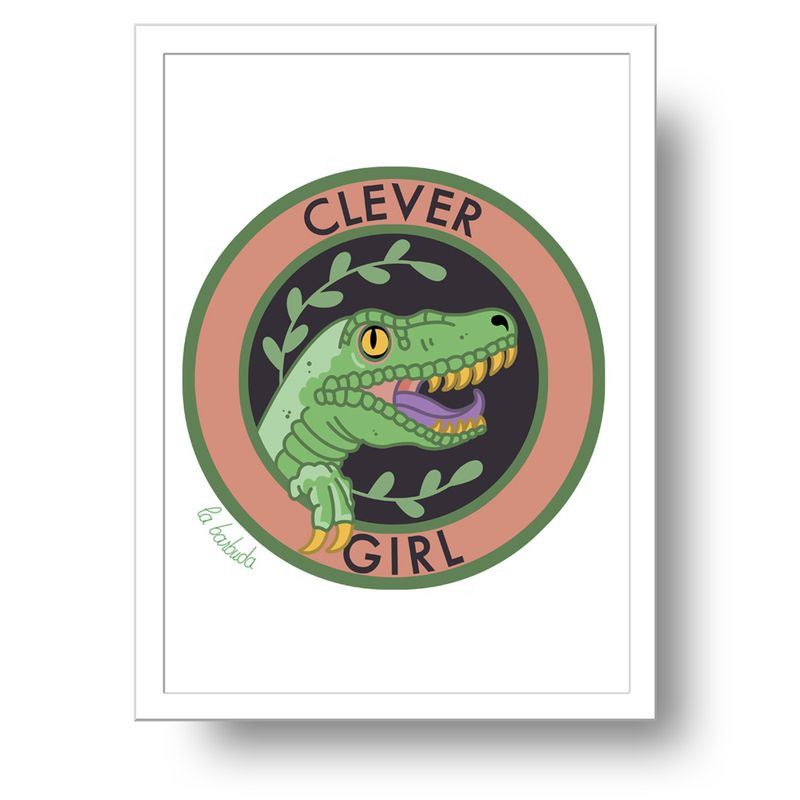 Lámina Clever Girl