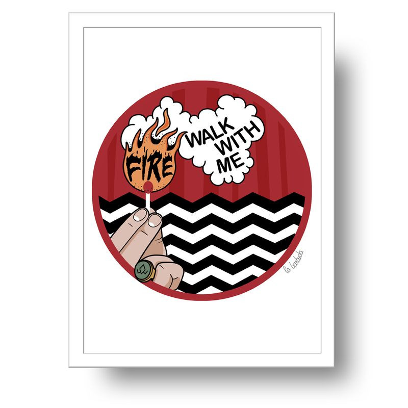 Lámina Fire walk with me