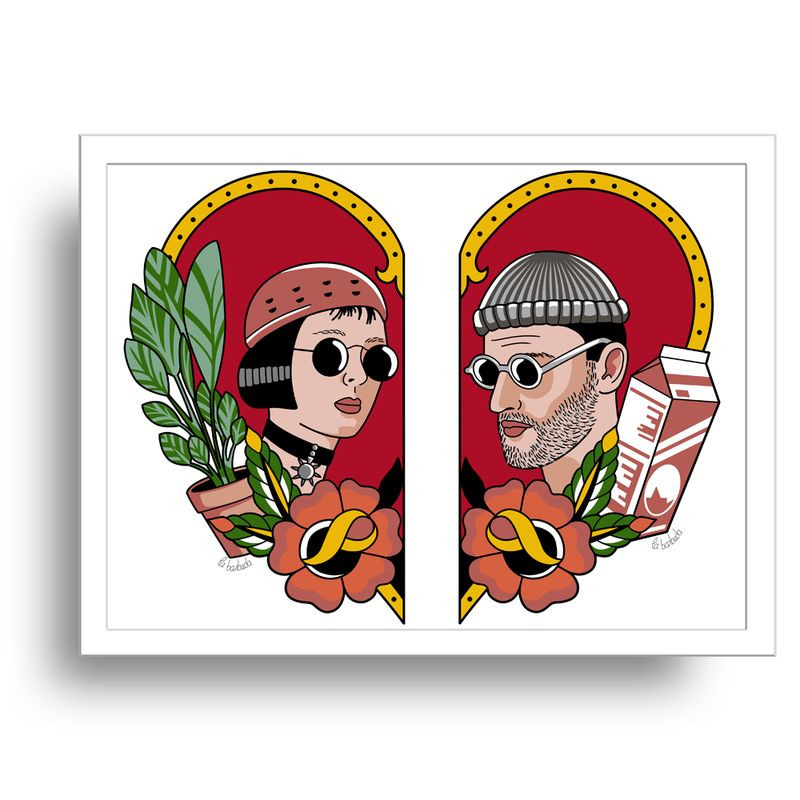 Lámina Leon y Mathilda