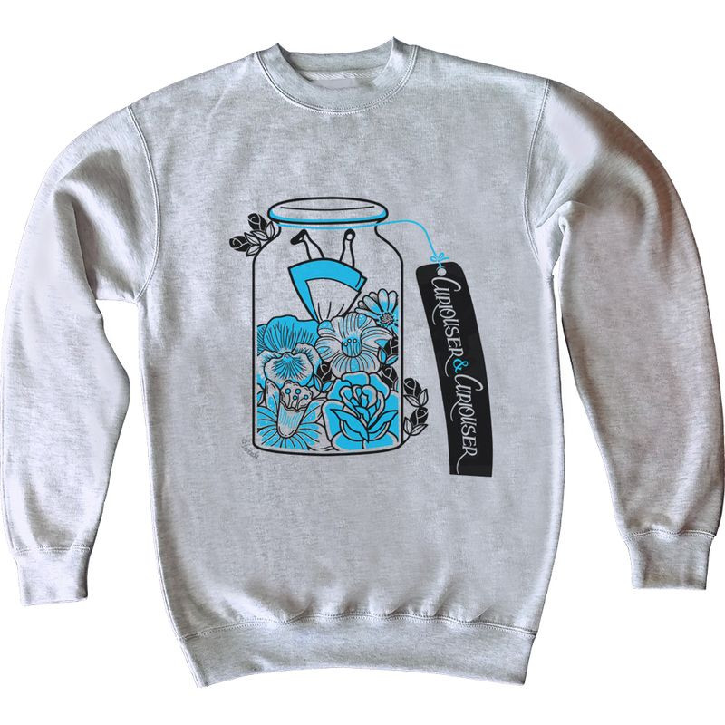 Sudadera Curiouser and Curiouser