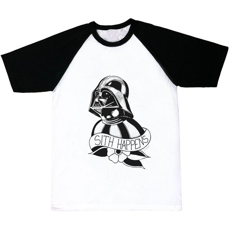 Camiseta mangas negras Sith Happens