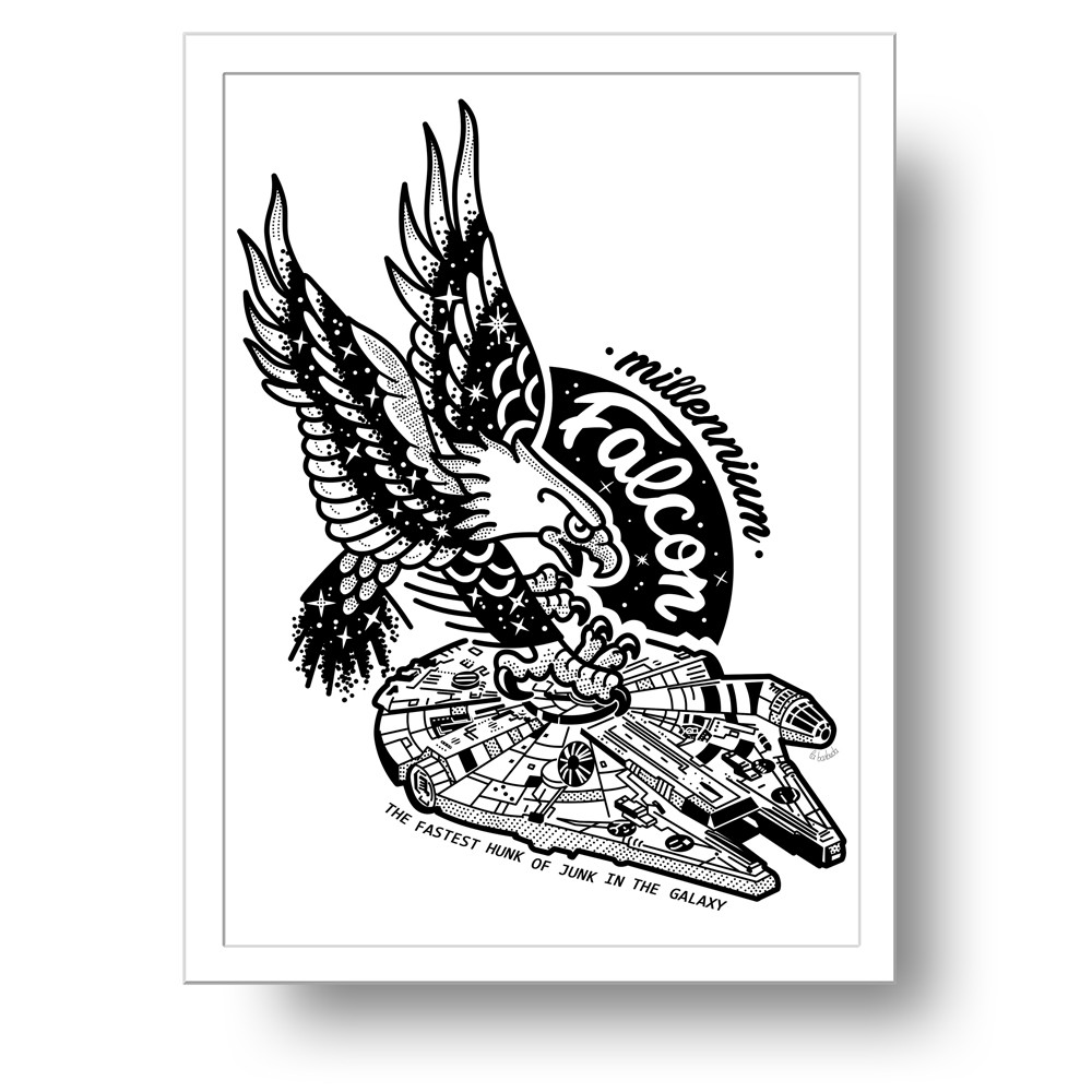 Halcón Milenario chatarra más rápida de la galaxia lámina