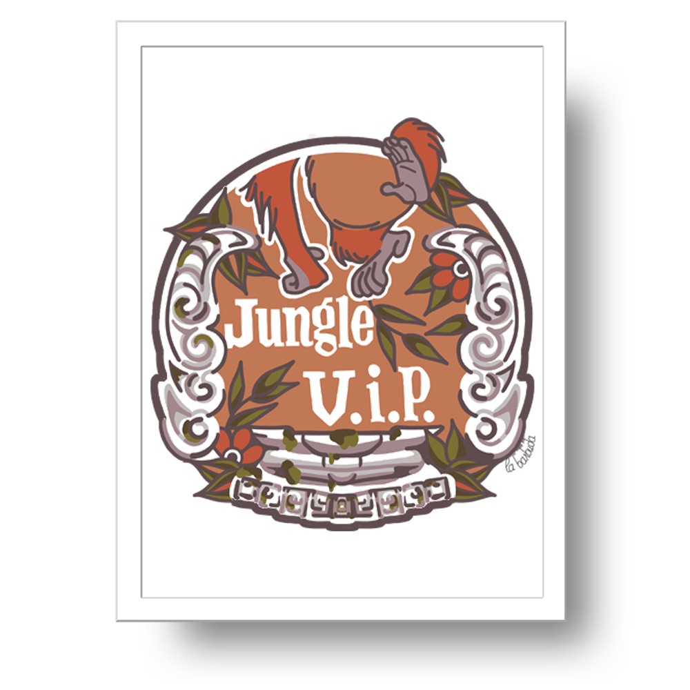Jungle VIP gorila lámina