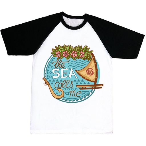 Camiseta mangas The Sea calls me