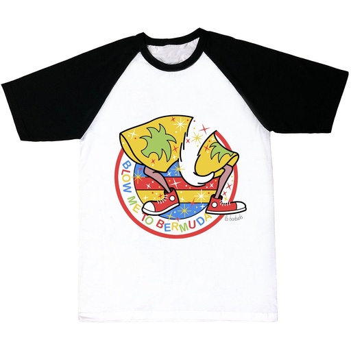 Camiseta mangas negras Blow me to Bermuda