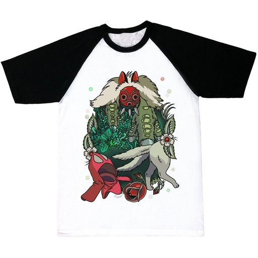 Camiseta mangas negras Mononoke