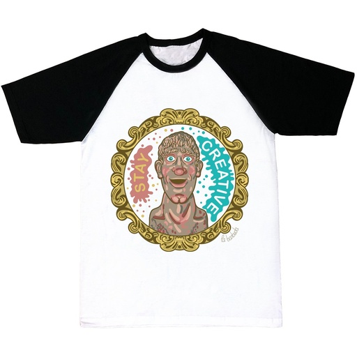 Camiseta Stay Creative cabezón