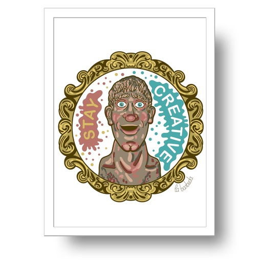 Stay Creative lámina Cabezón