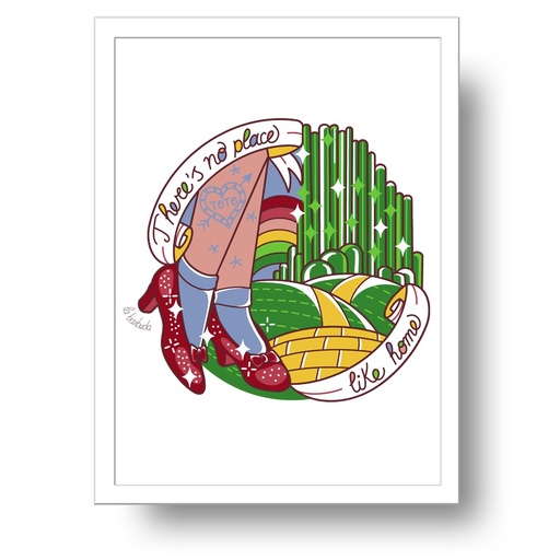 Lámina Oz No hay lugar como el hogar