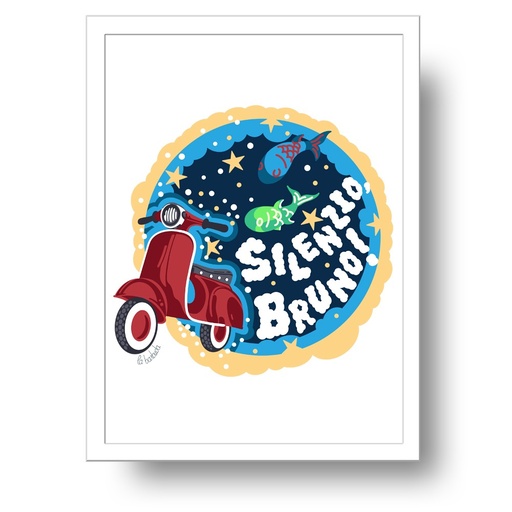 Lámina Silencio Bruno Vespa
