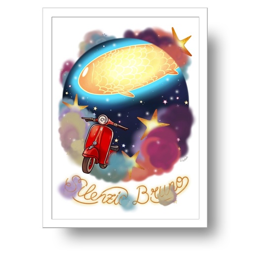 Lámina Silenzio Bruno Vespa