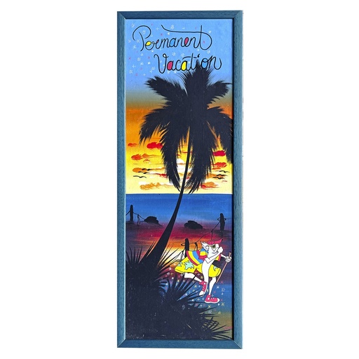 Cuadro vintage palmeras Merlin Vacation