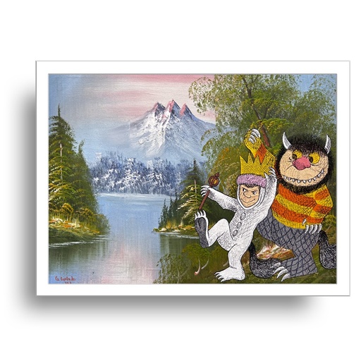 Lámina Edición Limitada Cuadro Wild Things Are