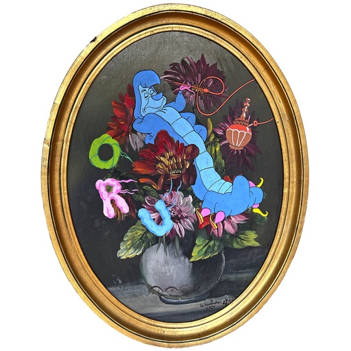 Cuadro vintage redondo ORU Alicia