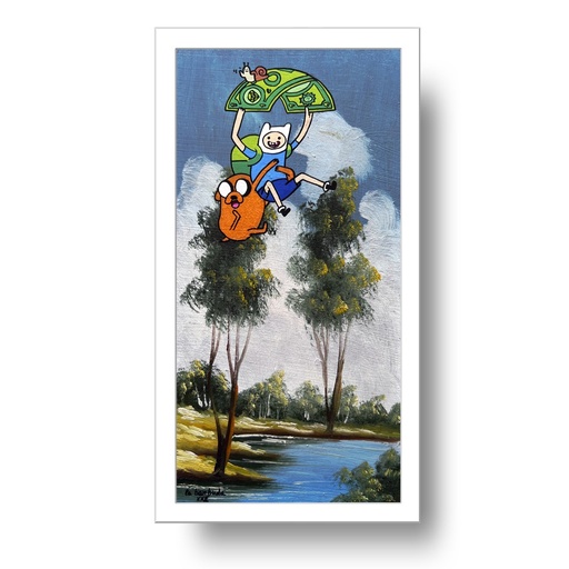 Lámina Edición Limitada Hora Aventuras Cuadro