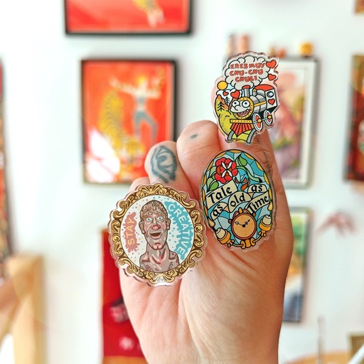 Pin Tale Vidriera Bestia