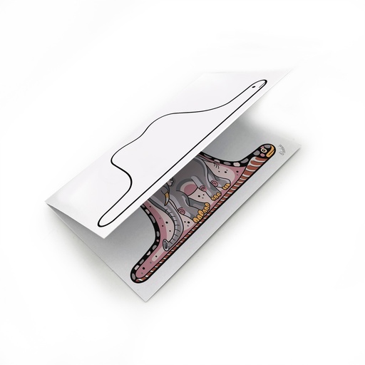 Postal Principito Sombrero elefante