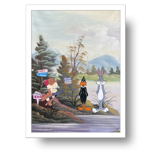 Lámina Edición Limitada Duck Season Rabbit Season