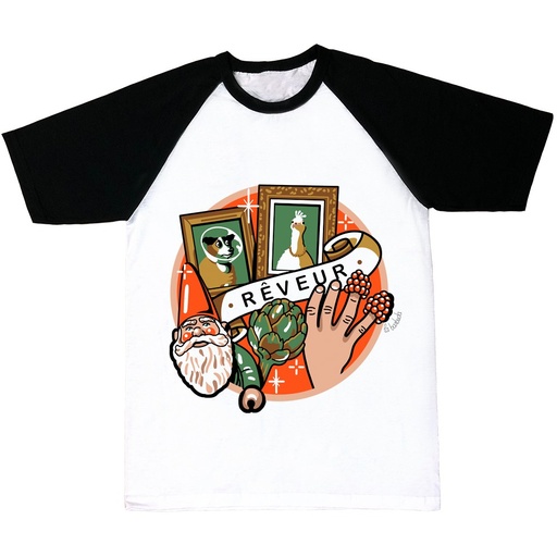 Reveur camiseta mangas negras