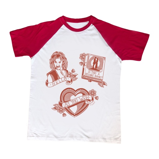 Princesa Prometida Iñigo Camiseta mangas rojas
