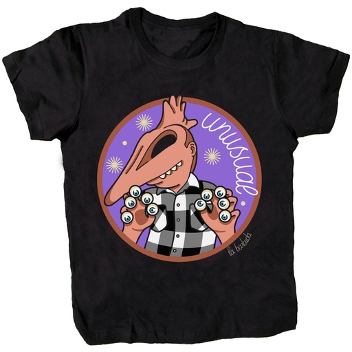 Unusual camiseta negra