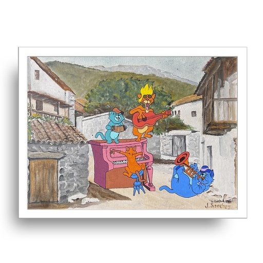 Lámina Edición Aristogatos Jazz