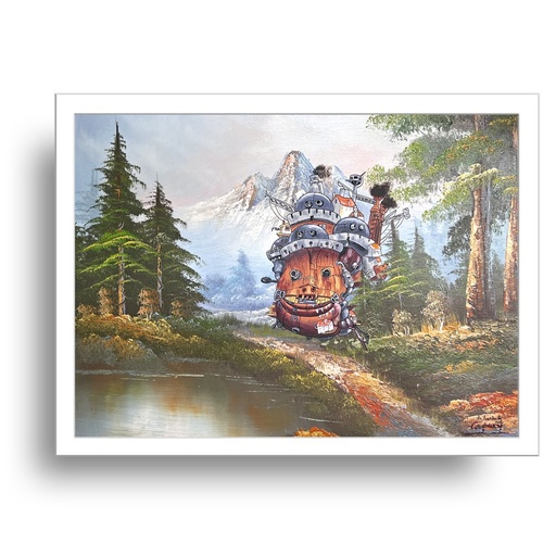 Lámina Howl Castillo Cuadro