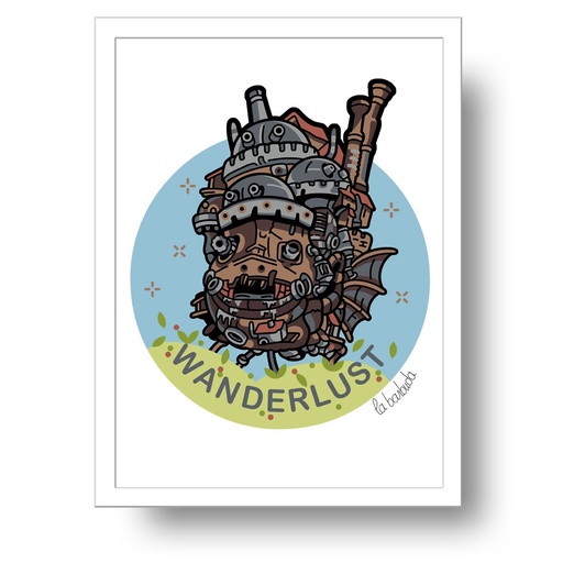 Howl Wanderlust Lámina