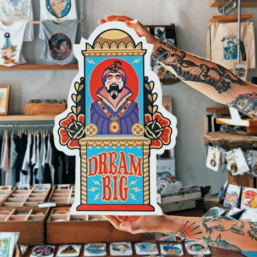 Dream Big madera impresa