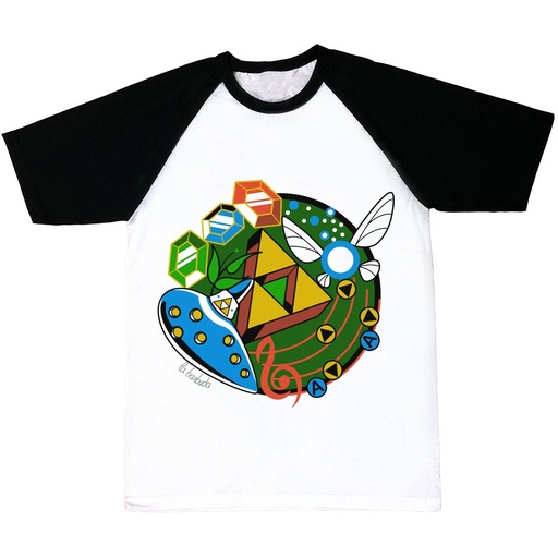Camiseta Zelda Ocarina Triforce